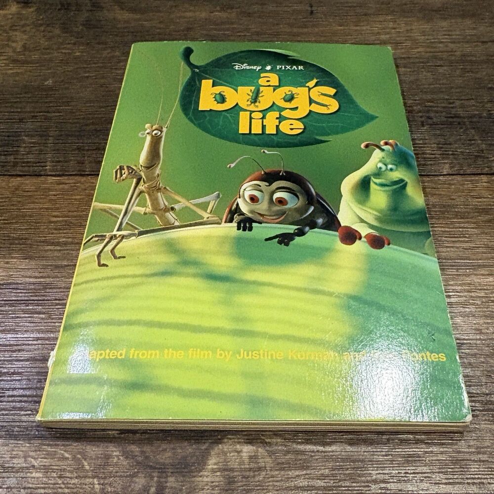 A Bug's Life First Edition 1998 Disney Pixar Paperback Movie Adaptation Book
